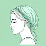 pale green hairband image